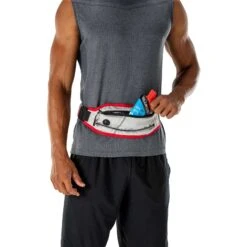 Nathan Sports K9 Runner's Waistbelt With Leash - Large - Vapor Blue/Lollipop -Buitensport Winkel nathan sports k9 runners large waistbelt with leash vapor blue lollipop 8 1028659