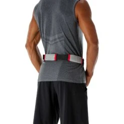 Nathan Sports K9 Runner's Waistbelt With Leash - Large - Vapor Blue/Lollipop -Buitensport Winkel nathan sports k9 runners large waistbelt with leash vapor blue lollipop 9 1028660