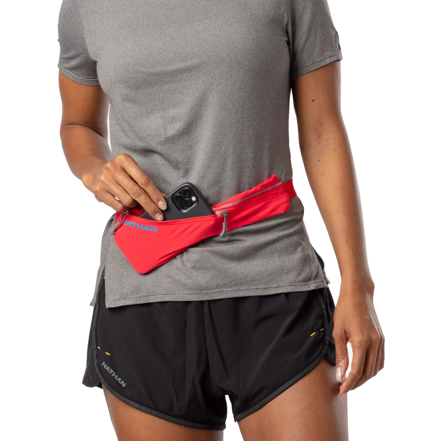 Nathan Sports Mirage Pack Plus Hardloopriem - Hibiscus / Blue Me Away 6 Nathan Sports Mirage Pack Plus Hardloopriem - Hibiscus / Blue Me Away - Afbeelding 6