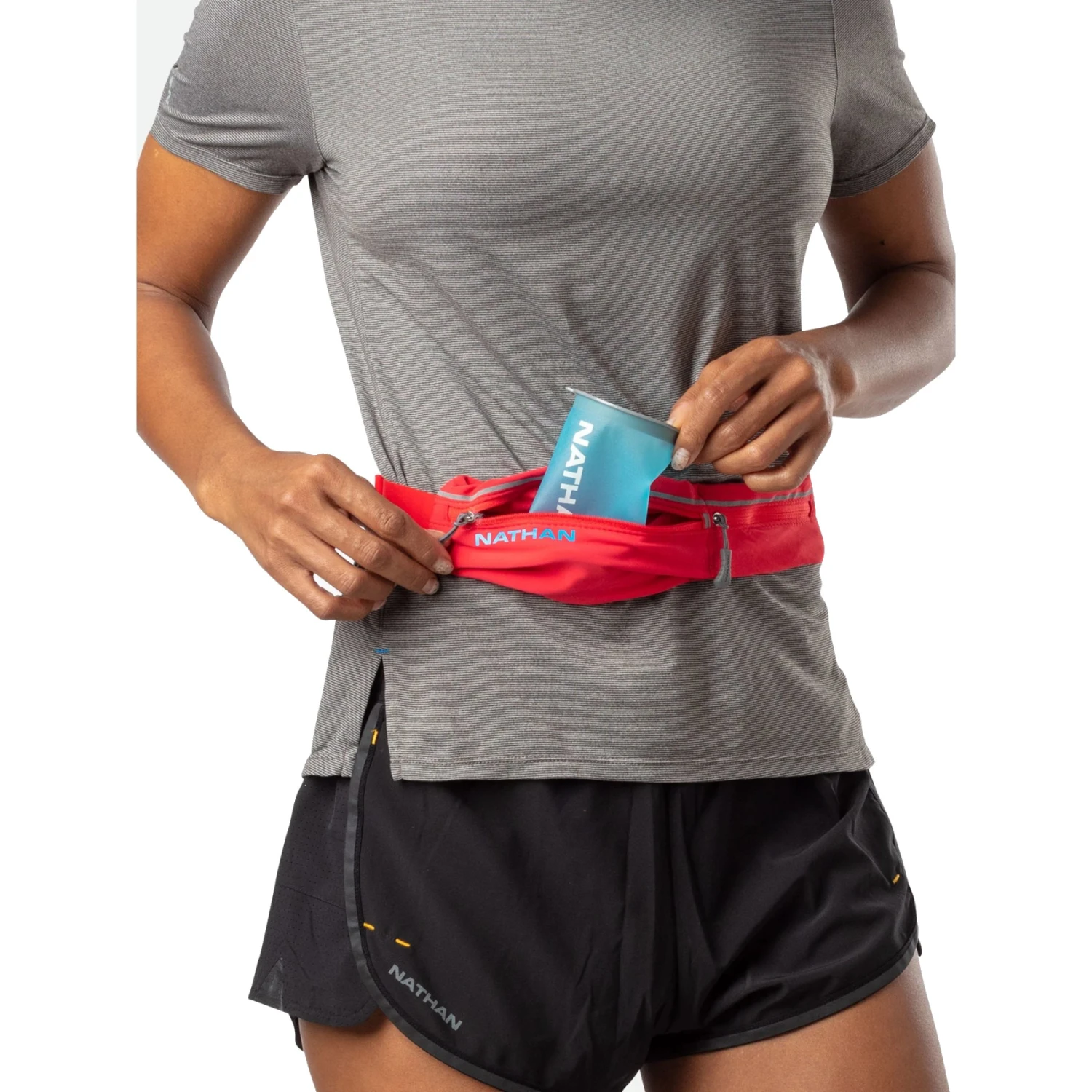 Nathan Sports Mirage Pack Plus Hardloopriem - Hibiscus / Blue Me Away 5 Nathan Sports Mirage Pack Plus Hardloopriem - Hibiscus / Blue Me Away - Afbeelding 5