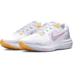 Nike Air Zoom Vomero 16 Hardloopschoenen Dames - White/oxygen Purple-sea Coral-topaz Gold DA7698-105 -Buitensport Winkel nike air zoom vomero 16 womens running shoes white oxygen purple sea coral topaz gold da7698 105 3 1474620