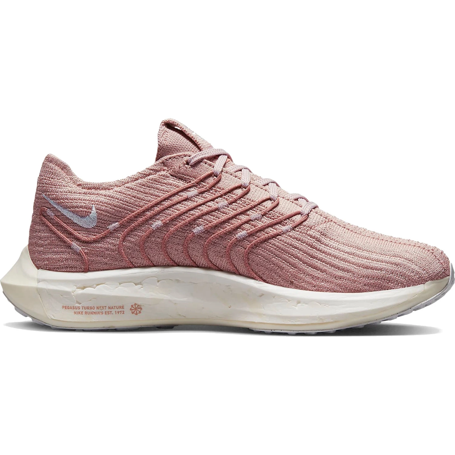 Nike Pegasus Turbo Flyknit Next Nature Hardloopschoenen Dames - Pink Oxford/white-barely Rose-white DM3414-600 2 Nike Pegasus Turbo Flyknit Next Nature Hardloopschoenen Dames - Pink Oxford/white-barely Rose-white DM3414-600 - Afbeelding 2