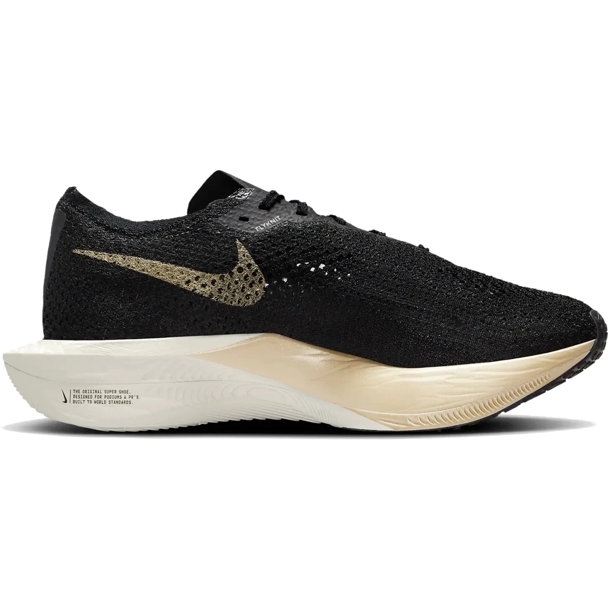 Nike Vaporfly 3 Hardloopschoenen Heren - Black/black/oatmeal/metallic Gold Grain DV4129-001 2 Nike Vaporfly 3 Hardloopschoenen Heren - Black/black/oatmeal/metallic Gold Grain DV4129-001 - Afbeelding 2