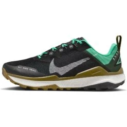 Nike Wildhorse 8 Trailrunning Schoenen Heren - Black/white-spring Green-olive Flak DR2686-002