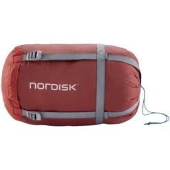 Nordisk Puk +4 Egg L Sleeping Bag - Sun-dried Tomato/majolica Blue/syrah -Buitensport Winkel nordisk puk plus4 egg l sleeping bag2 992172