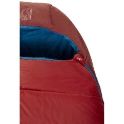 Nordisk Puk +4 Egg L Sleeping Bag - Sun-dried Tomato/majolica Blue/syrah -Buitensport Winkel nordisk puk plus4 egg l sleeping bag5 992175