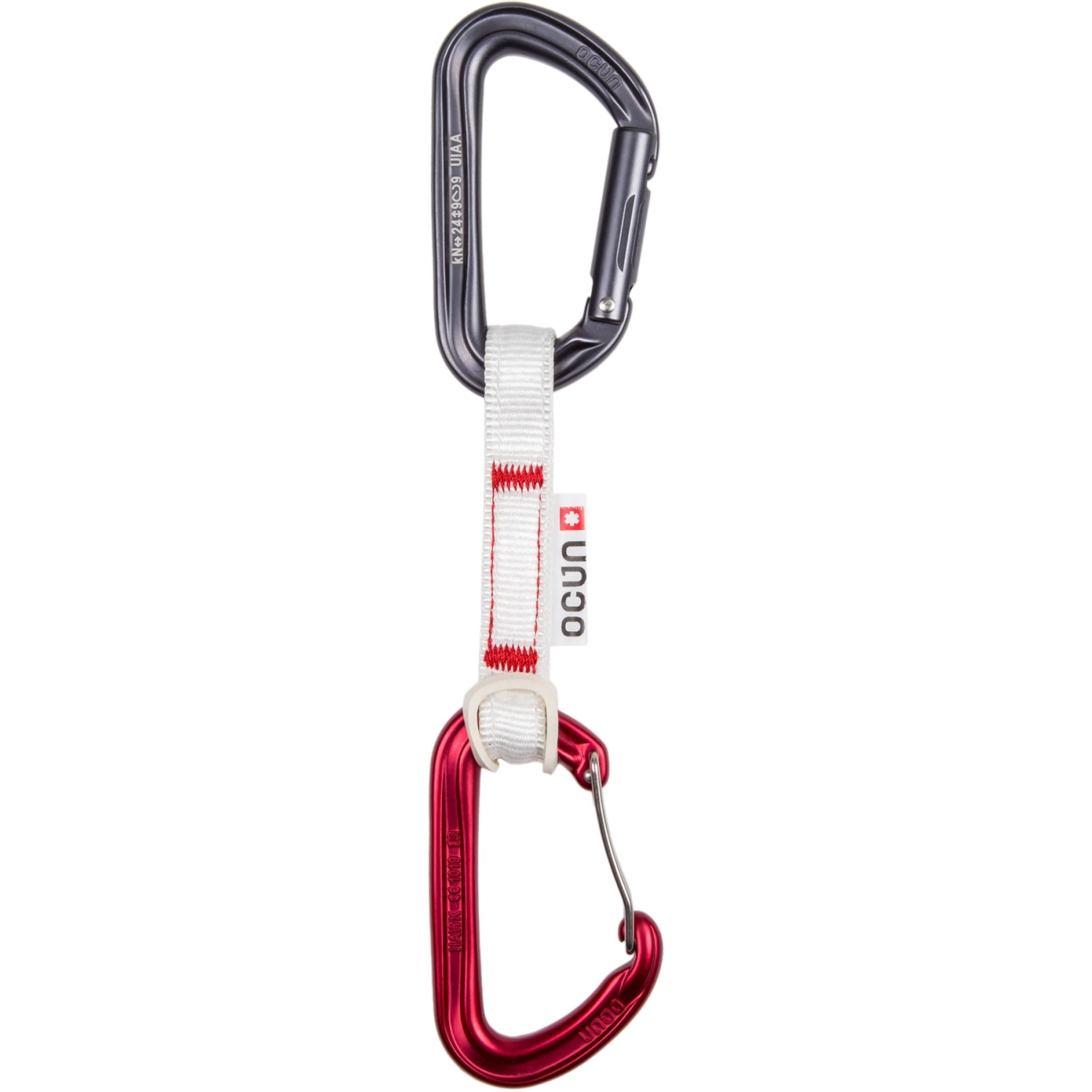 Ocun Ocún Hawk QD Combi Bio-DYN-Ring 15 Mm Quickdraw Set - 10 Cm - Pack Of 5 - Rood 2 Ocun Ocún Hawk QD Combi Bio-DYN-Ring 15 Mm Quickdraw Set - 10 Cm - Pack Of 5 - Rood - Afbeelding 2