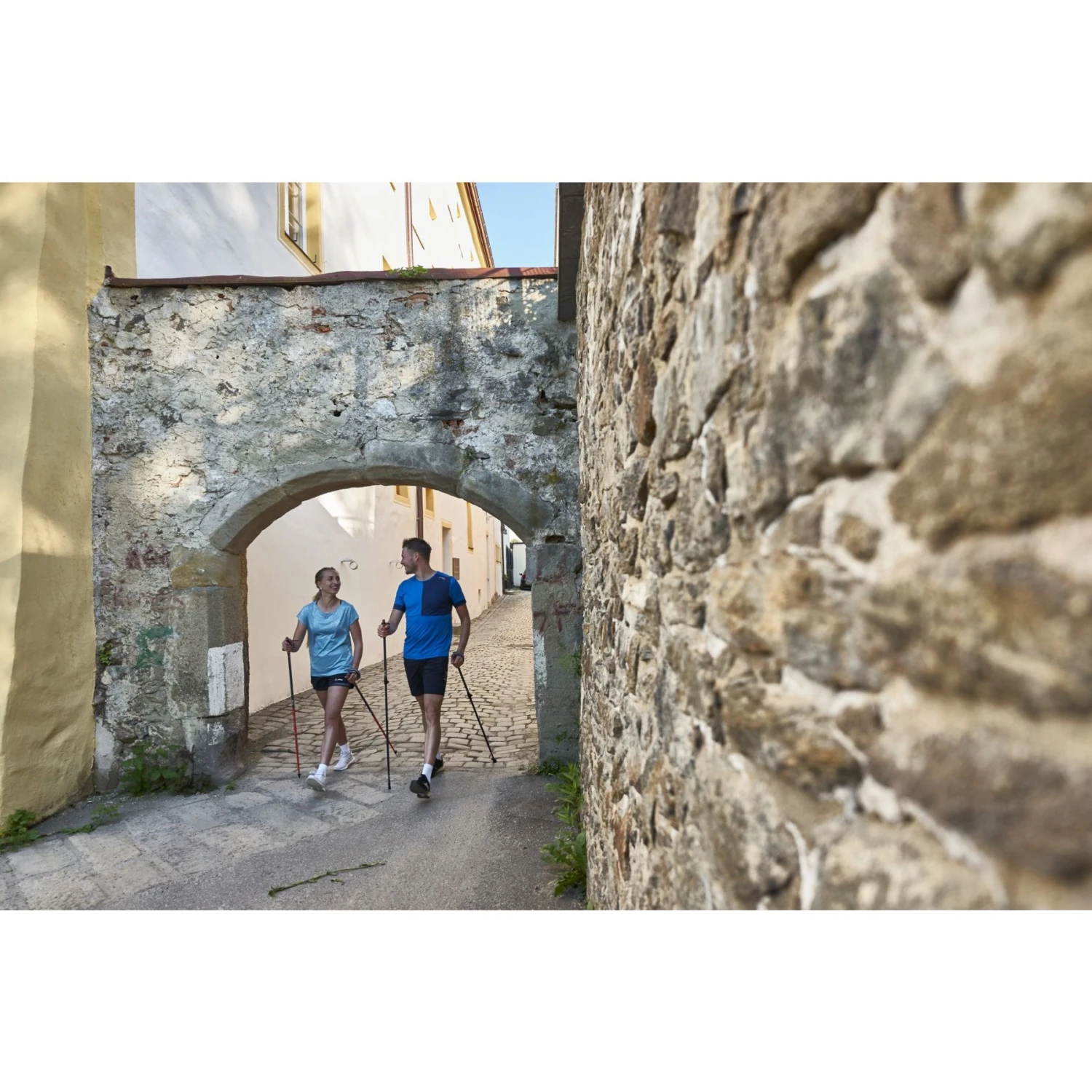 ONE WAY Team Vario MAG - Nordic Walking Stokken (Paar) - Asphalt/blue 6 ONE WAY Team Vario MAG - Nordic Walking Stokken (Paar) - Asphalt/blue - Afbeelding 6