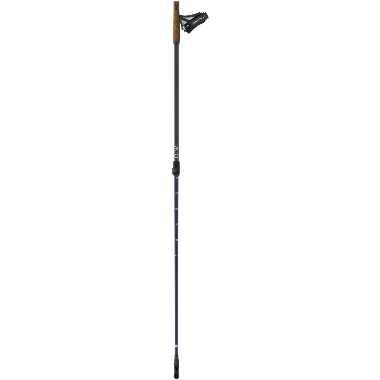 ONE WAY Team Vario MAG - Nordic Walking Stokken (Paar) - Asphalt/blue 1 ONE WAY Team Vario MAG - Nordic Walking Stokken (Paar) - Asphalt/blue