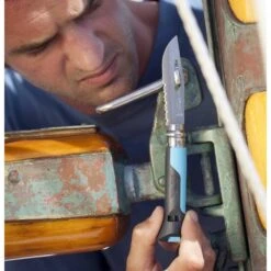 Opinel Mes No 08 Outdoor - Roestfvrij - Red/brown -Buitensport Winkel opinel knife no 08 outdoor stainless blue grey 3 1504108