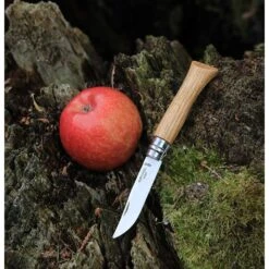 Opinel Zakmes No 08 - Roestvrij - Eik -Buitensport Winkel opinel knife no 08 stainless oak 2 1504097