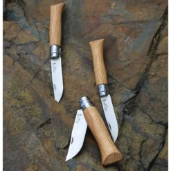 Opinel Zakmes No 08 - Roestvrij - Eik -Buitensport Winkel opinel knife no 08 stainless oak 3 1504096