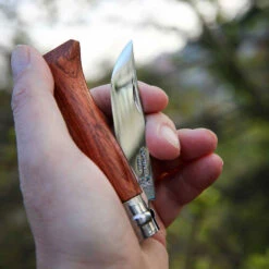 Opinel Mes No 08 Padouk - Roestvrij -Buitensport Winkel opinel messer n08 pakouk 06 1336905