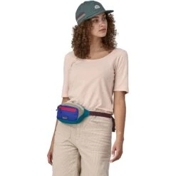 Patagonia Ultralight Black Hole Mini 1L Riemtas - Patchwork: Belay Blue -Buitensport Winkel patagonia ultralight black hole mini 1l hip pack passage blue 3 1549568