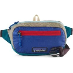 Patagonia Ultralight Black Hole Mini 1L Riemtas - Patchwork: Belay Blue