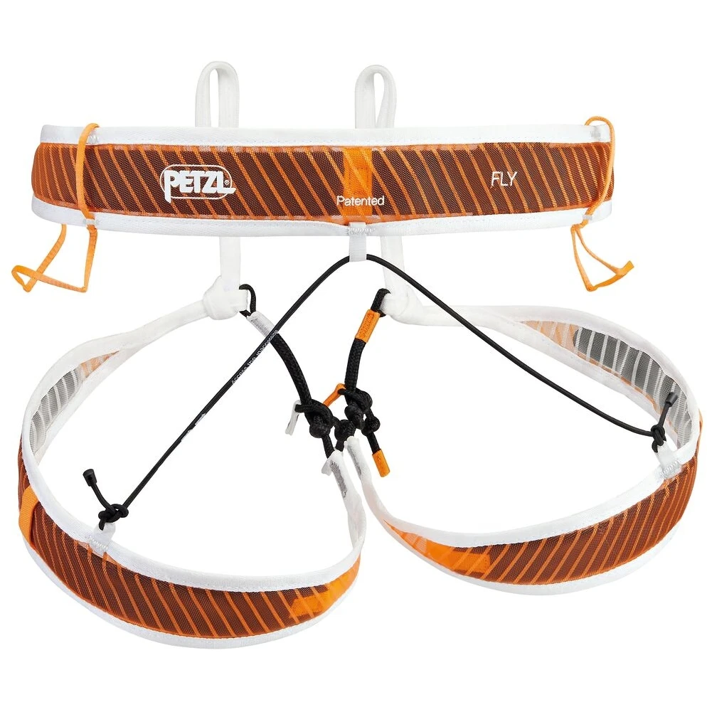 Petzl Fly - Klimgordel - Oranje/wit 3 Petzl Fly - Klimgordel - Oranje/wit - Afbeelding 3