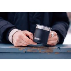 Primus Koppen Thermobeker Met Oor - 0.2 L - Zwart -Buitensport Winkel primus koppen mug 02l black 3 1466175