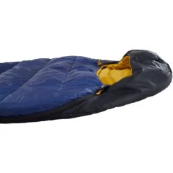 Nordisk Puk +10 Curve XL Sleeping Bag - True Navy/mustard Yellow/black -Buitensport Winkel puk plus 10 curve 110326 16 17 nordisk sleeping bag true navy mustard yellow black 05 991522