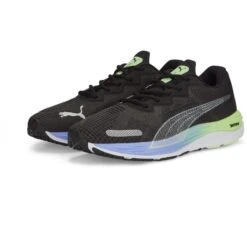 Puma Velocity Nitro 2 Fade Hardloopschoenen Heren - Puma Black-Elektro Purple-Puma Silver