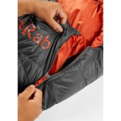 Rab Ascent 500 Donzen Slaapzak - Rits Rechts - Graphene 12 Rab Ascent 500 Donzen Slaapzak - Rits Rechts - Graphene -Buitensport Winkel rab ascent 500 down sleeping bag zip right graphene 8 1440497