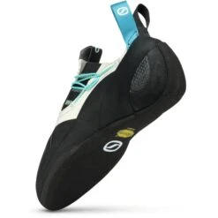 Scarpa Vapor S Dames Klimschoenen - Dust Gray/aqua -Buitensport Winkel scarpa vapor s women climbing shoe dust gray aqua 4 1441664