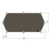 Tatonka Tarp Wing 1 LT - Stone Grey Olive