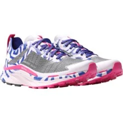 The North Face TNF X Elvira VECTIV™ Infinite Trail Running Schoenen Dames - Lapis Blue Fernando Elvira Collab Print/Lavender Fog
