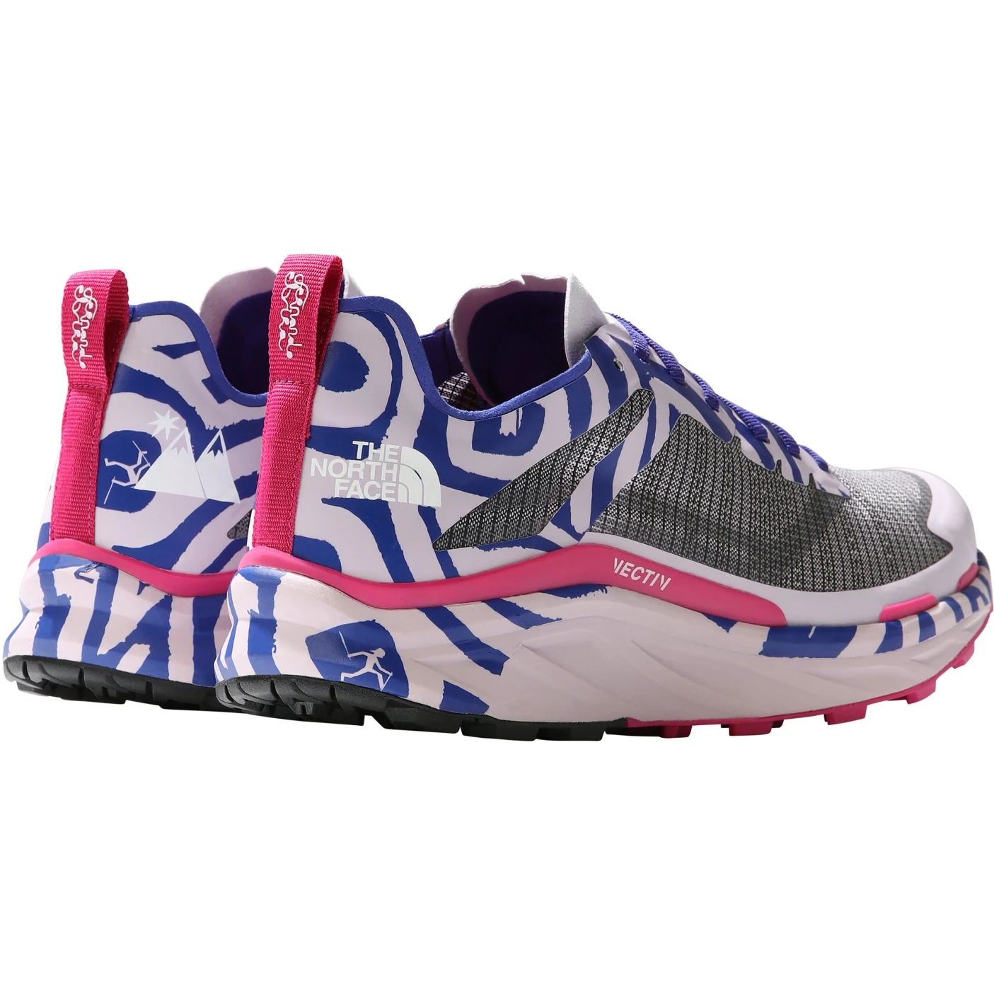 The North Face TNF X Elvira VECTIV™ Infinite Trail Running Schoenen Dames - Lapis Blue Fernando Elvira Collab Print/Lavender Fog 2 The North Face TNF X Elvira VECTIV™ Infinite Trail Running Schoenen Dames - Lapis Blue Fernando Elvira Collab Print/Lavender Fog - Afbeelding 2