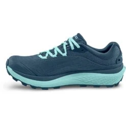 Topo Athletic Pursuit Dames Trailrunningschoenen - Navy/sky -Buitensport Winkel topo athletic womens trail running shoe navy sky 2 1294212