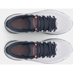 Under Armour UA HOVR™ Infinite 4 Hardloopschoenen Heren - Wit/Harbor Blue/After Burn -Buitensport Winkel under armour mens ua hovr infinite 4 running shoes white harbor blue after burn 4 1449785