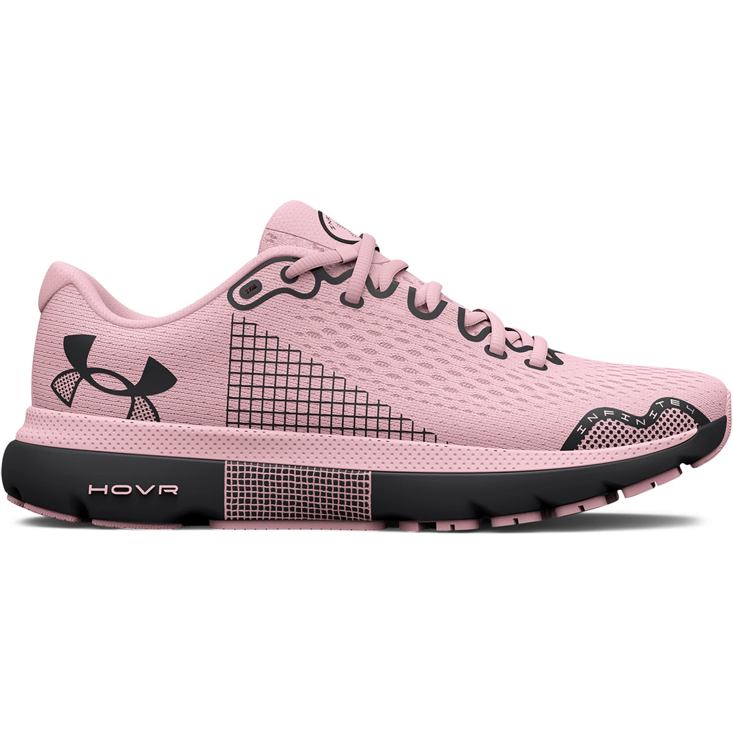 Under Armour UA HOVR™ Infinite 4 Hardloopschoenen Dames - Prime Pink/Jet Gray/Jet Gray 2 Under Armour UA HOVR™ Infinite 4 Hardloopschoenen Dames - Prime Pink/Jet Gray/Jet Gray - Afbeelding 2