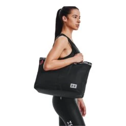 Under Armour UA Essentials Schoudertas Dames - Zwart / Mod Gray -Buitensport Winkel under armour womens ua essentials tote bag black 5 1472910