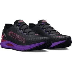 Under Armour UA HOVR™ Sonic 6 Storm Hardloopschoenen Dames - Zwart/Metro Purple/Zwart