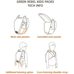 Vaude Brummel Kinderen Schoudertas - 3L - Heron -Buitensport Winkel vaude brummel kids shoulder bag 1 1459508